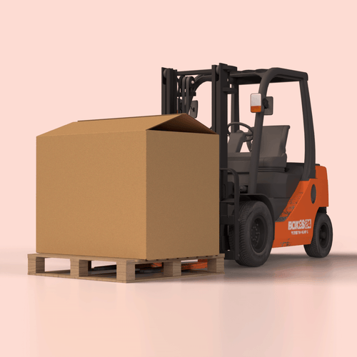 Pallet Boxes Before Custom Print