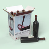 6 Bottle Generic Box - White - 233 x 155 x 329mm - Custom Print - 1 Sided (Pack of 25) - Boxes 24