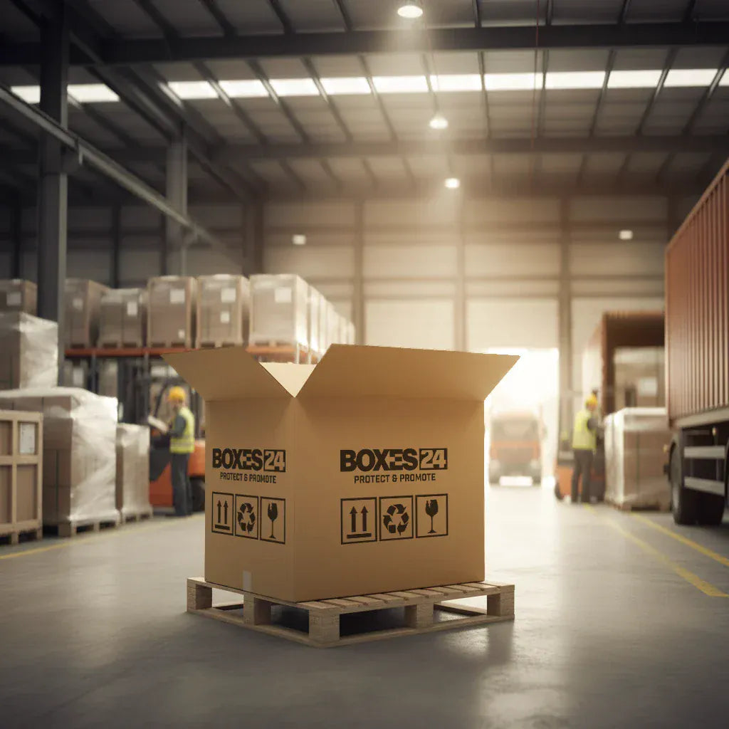 Heavy Duty Pallet Box - Large - 1200 x 800 x 900mm - Custom Print - 1 Sided (Pack of 10)