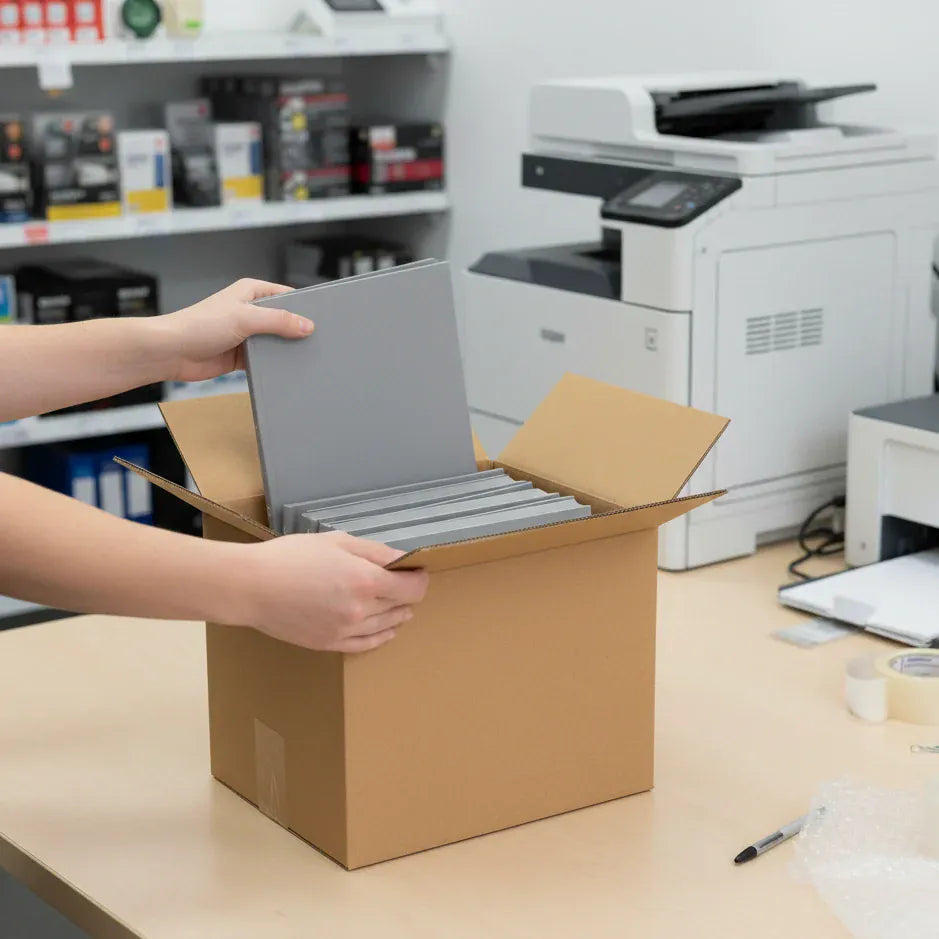 Single Wall Packing Box Brown - SW4 (A4) - 305 x 229 x 229mm (Pack of 25)