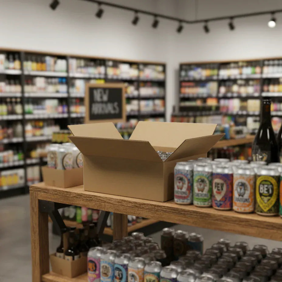 24 Can 375ml Shipper - Top Open - Brown - 400 x 269 x 135mm (Pack of 25)