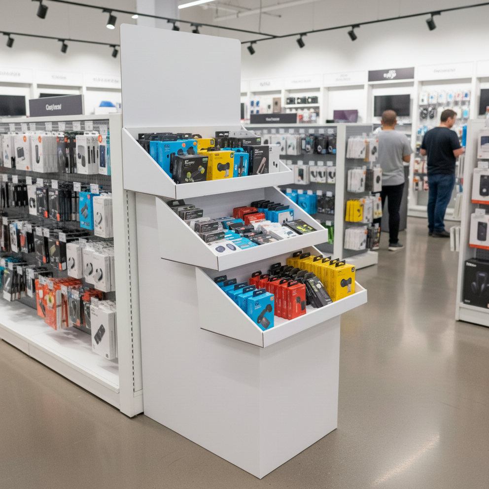 3 Tier Shelf - Plain (Pack of 5)