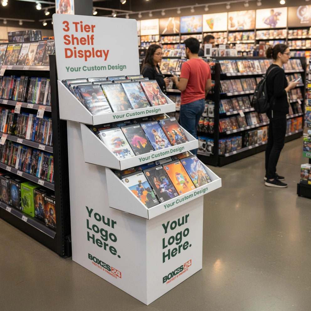 3 Tier Shelf - Full Custom Print (Pack of 5)