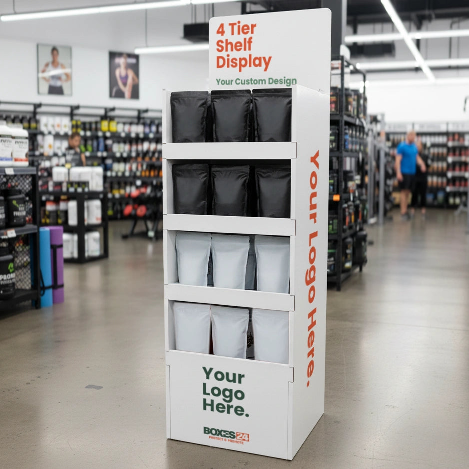 4 Tier Shelf - Full Custom Print (Pack of 5)