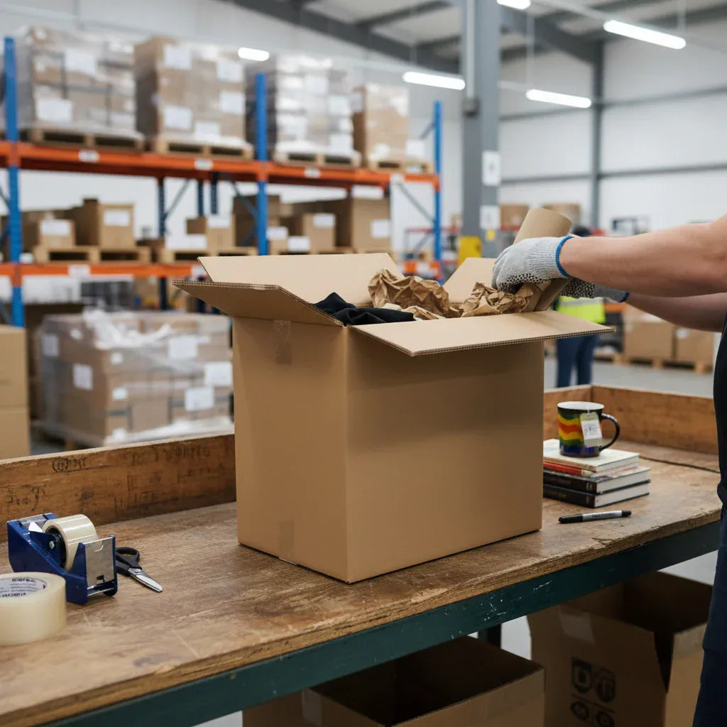 Boxes 24 Packing Boxes Double Wall Packing Box Brown - DW2 - 406 x 265 x 356mm (Pack of 10)