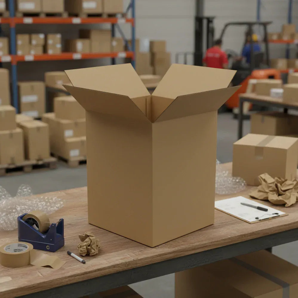 Boxes 24 Packing Boxes Double Wall Packing Box Brown - DW4 - 457 x 457 x 610mm (Pack of 10)