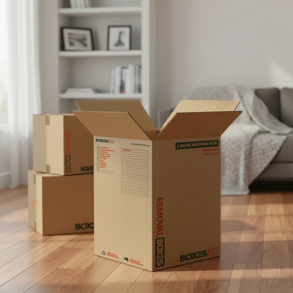 Large Moving Box - Regular - 431 x 411 x 589mm (Pack of 10)