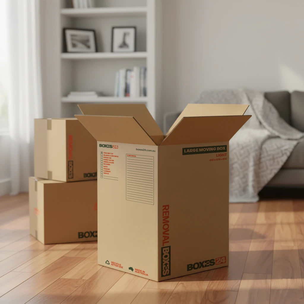 Large Moving Box - Light - 440 x 409 x 600mm (Pack of 25)