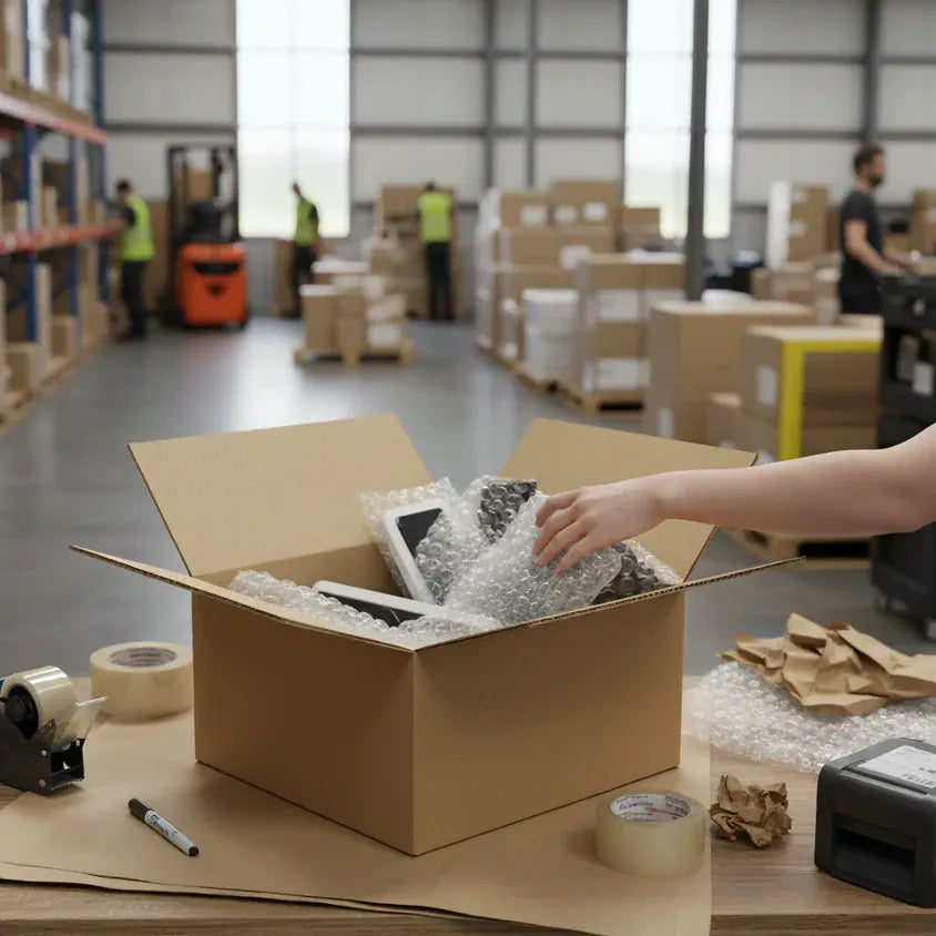 Single Wall Packing Box Brown - SW6 - 406 x 356 x 203mm (Pack of 25)