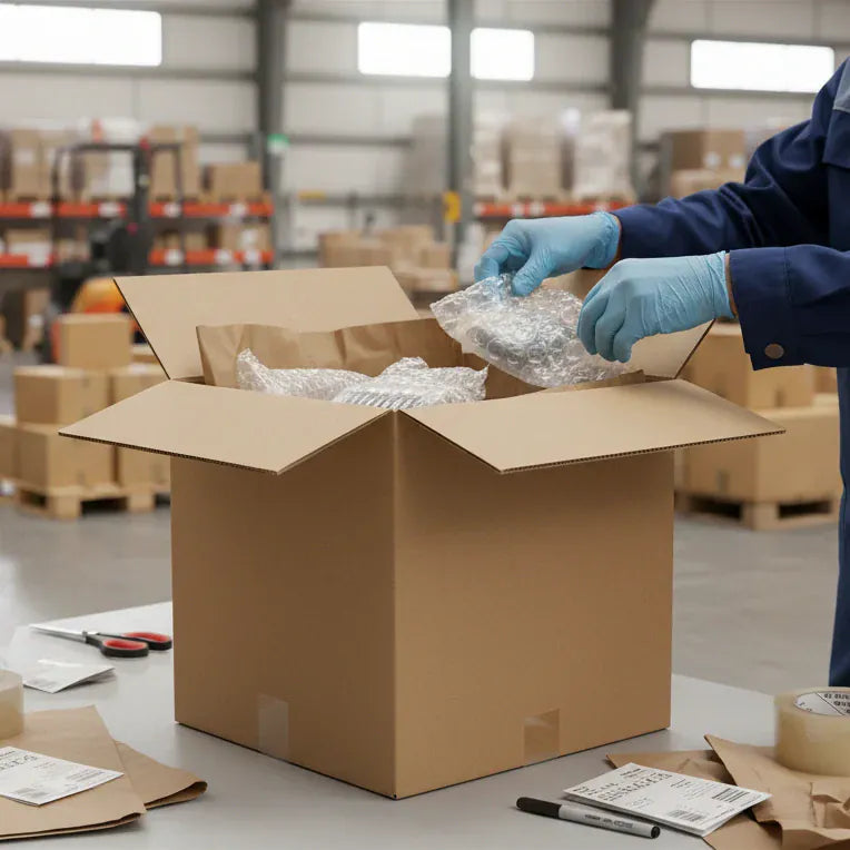 Boxes 24 Packing Boxes Single Wall Packing Box Brown - SW5 - 330 x 255 x 318mm (Pack of 25)