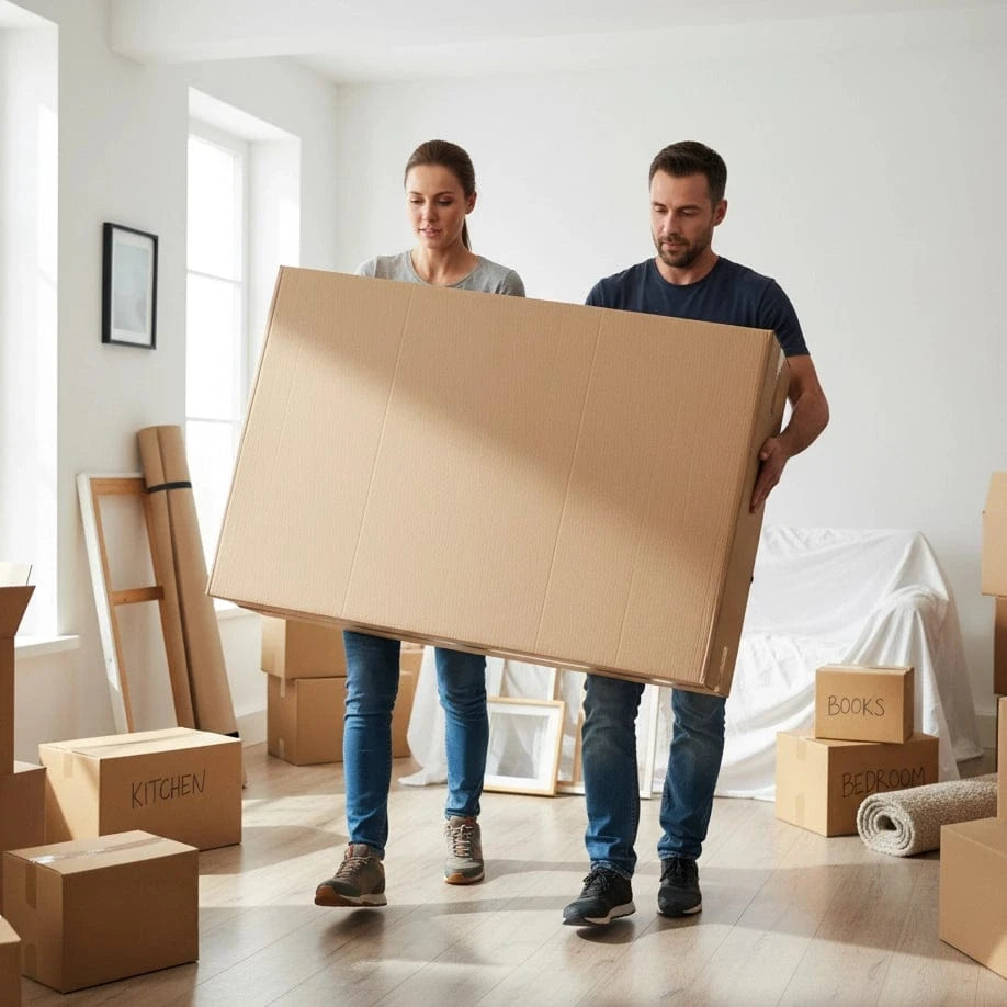 Boxes 24 Moving Boxes Large TV Box (65" to 85") - 2000 x 158 x 1200mm (Pack of 1)
