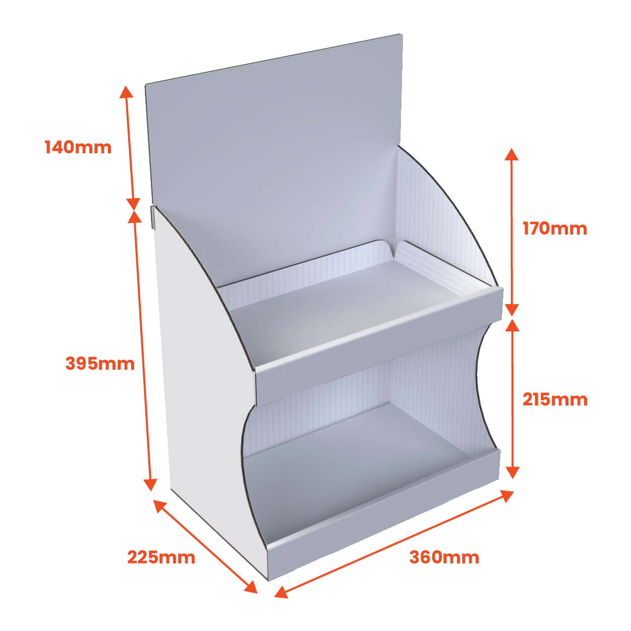 Counter Display Unit - Plain - Boxes 24