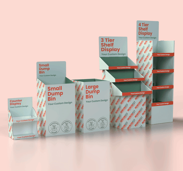 POS Display Boxes Banner After custom Print