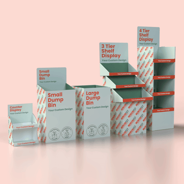 POS Display Boxes Banner After custom Print