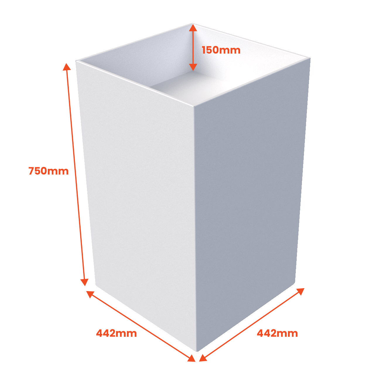 Dump Bin Large - Plain - Boxes 24