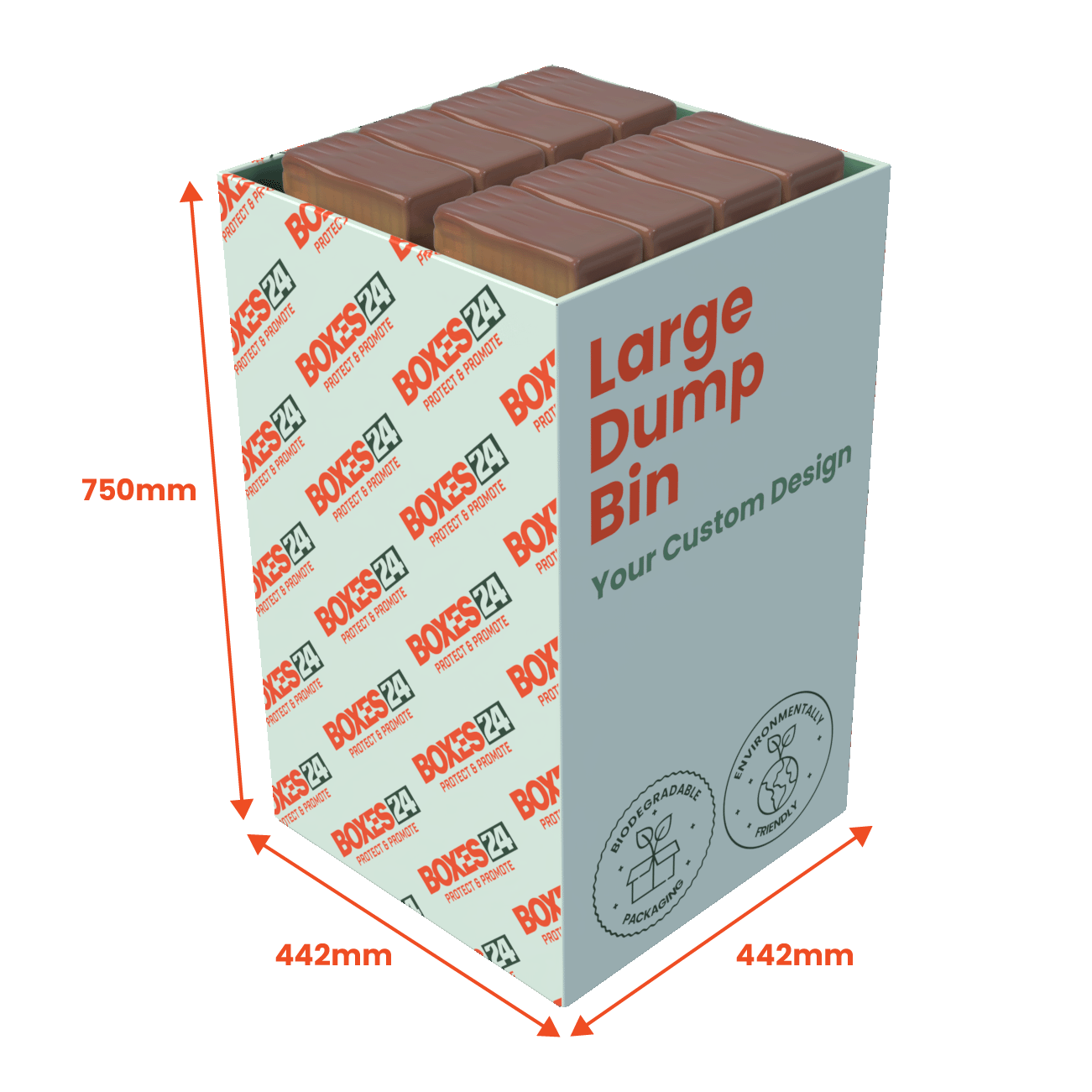 Dump Bin Large - Full Custom Print