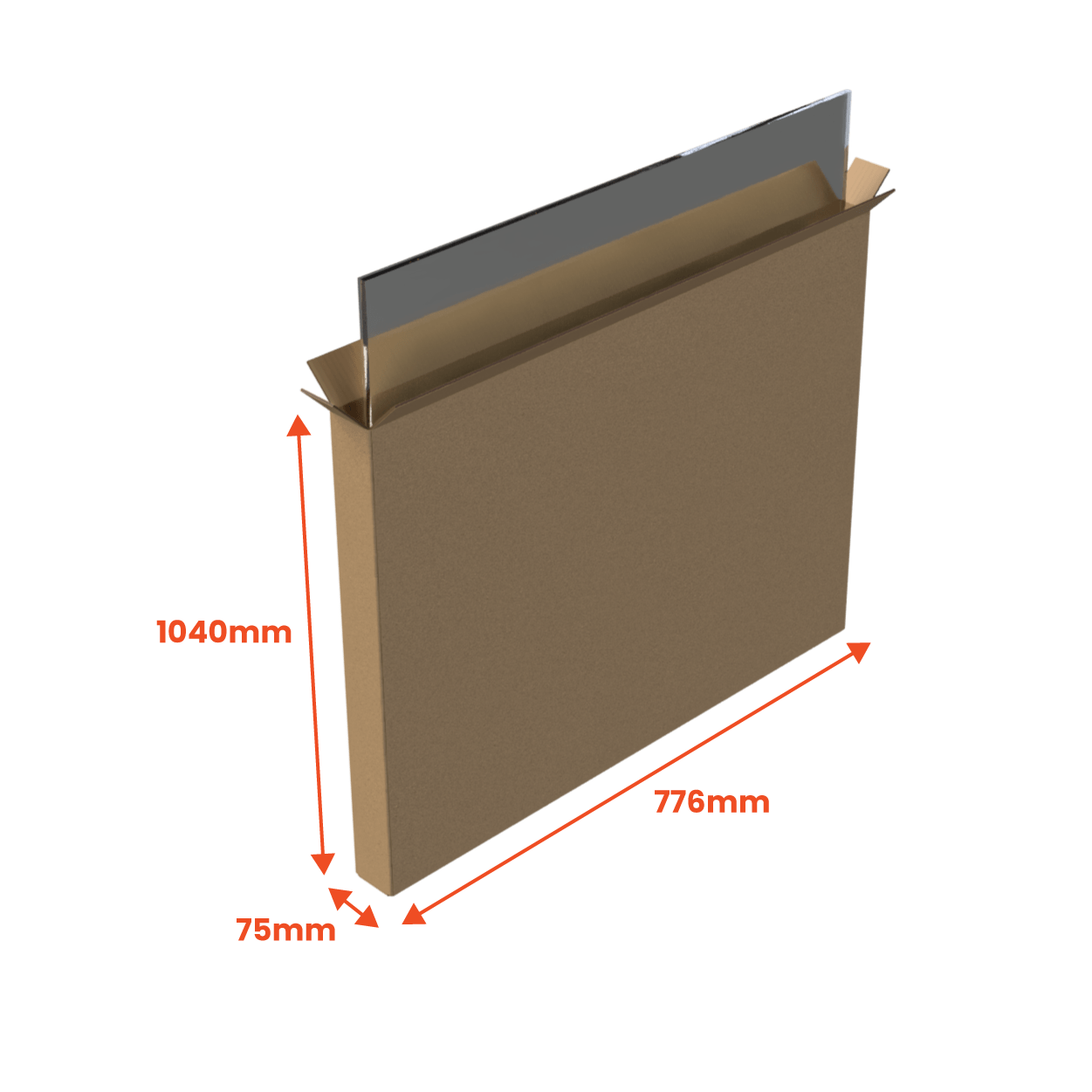 Boxes 24 Moving Boxes Picture Frame / Mirror Box - 776 x 75 x 1040mm (Pack of 15)