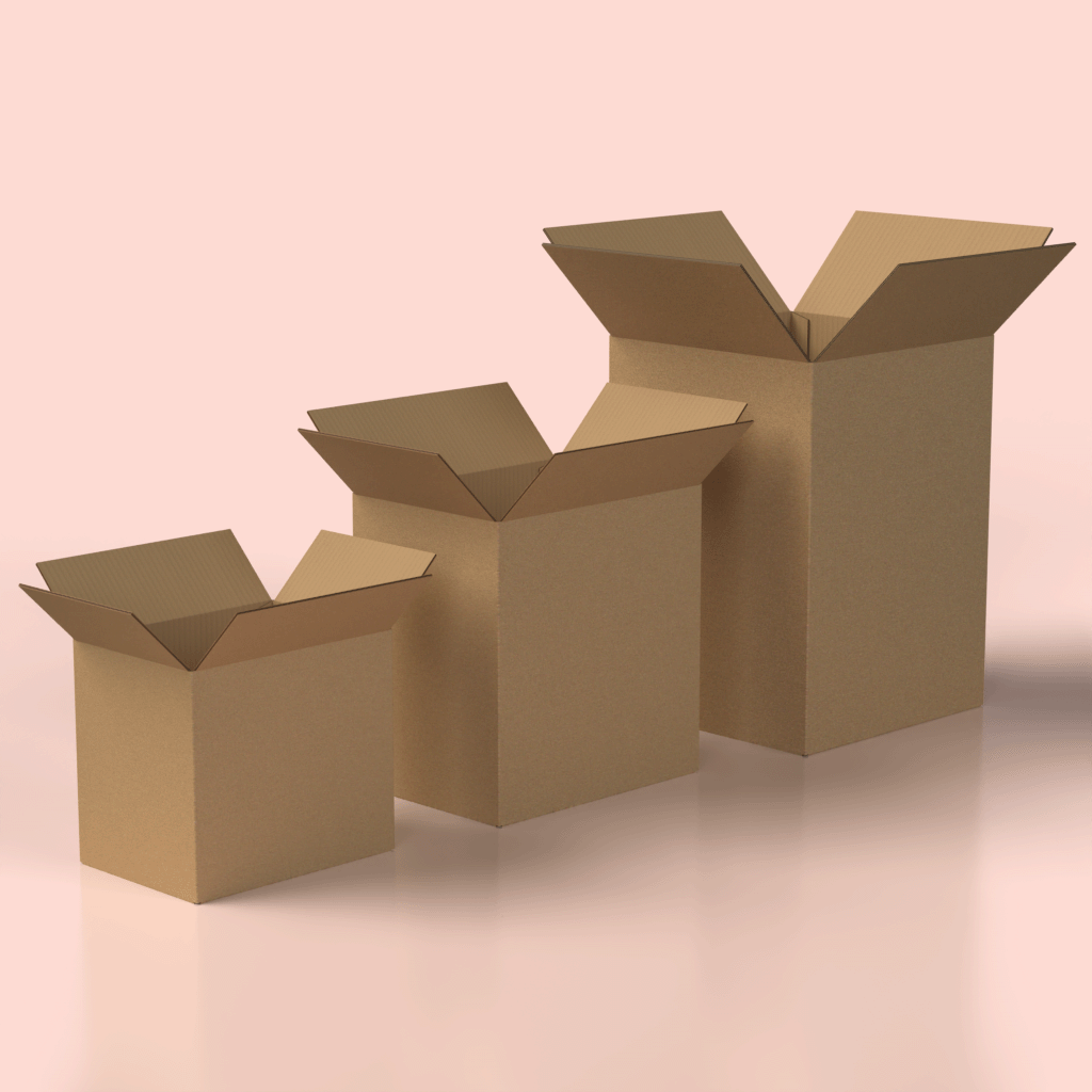 Moving Boxes Plain Before Custom Print
