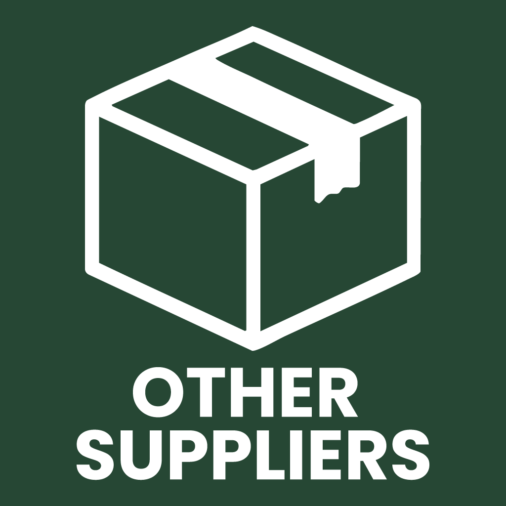 White box icon with 'Other Suppliers' text on a green background