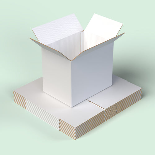 Double Wall Packing Box White - DW2 - 406 x 265 x 356mm (Pack of 10) - Boxes 24