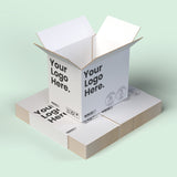 Double Wall Packing Box White - DW6 - 610 x 610 x 610mm - Custom Print - 1 Sided (Pack of 10) - Boxes 24