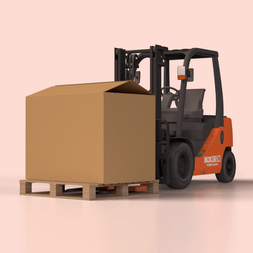 Pallet Boxes Before Custom Print