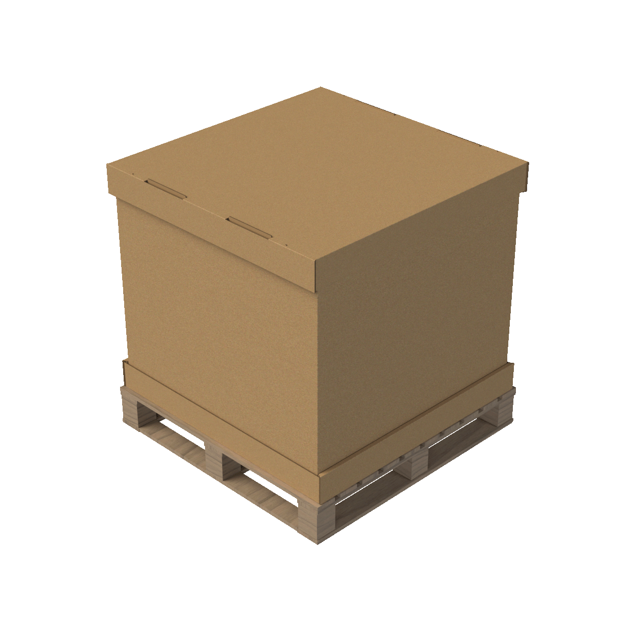 Heavy Duty Pallet Box Cap (2 Per Set) - 1165 x 1165 x 120mm (Pack of 10)