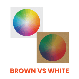Print Specifications Diagram Brown vs White