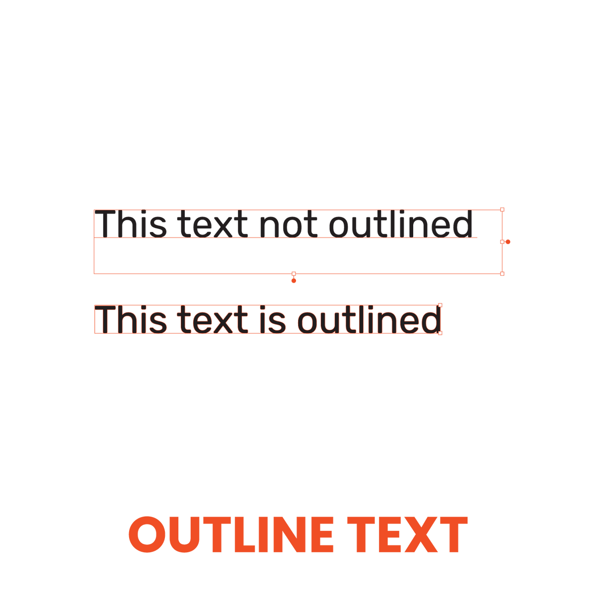 Print Specifications Diagram Outline Text