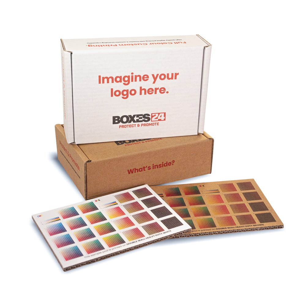 Boxes 24 Mailing Boxes Print Sample Kit