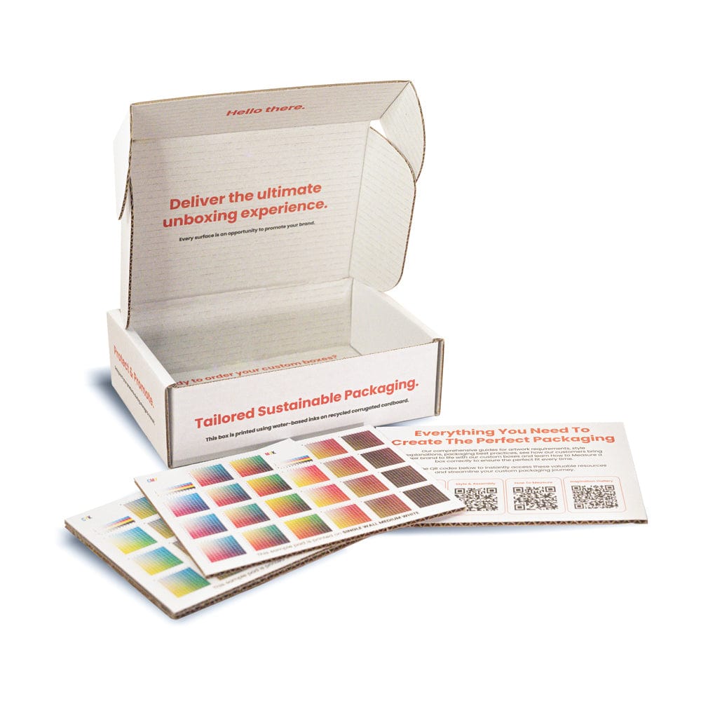 Boxes 24 Mailing Boxes Print Sample Kit