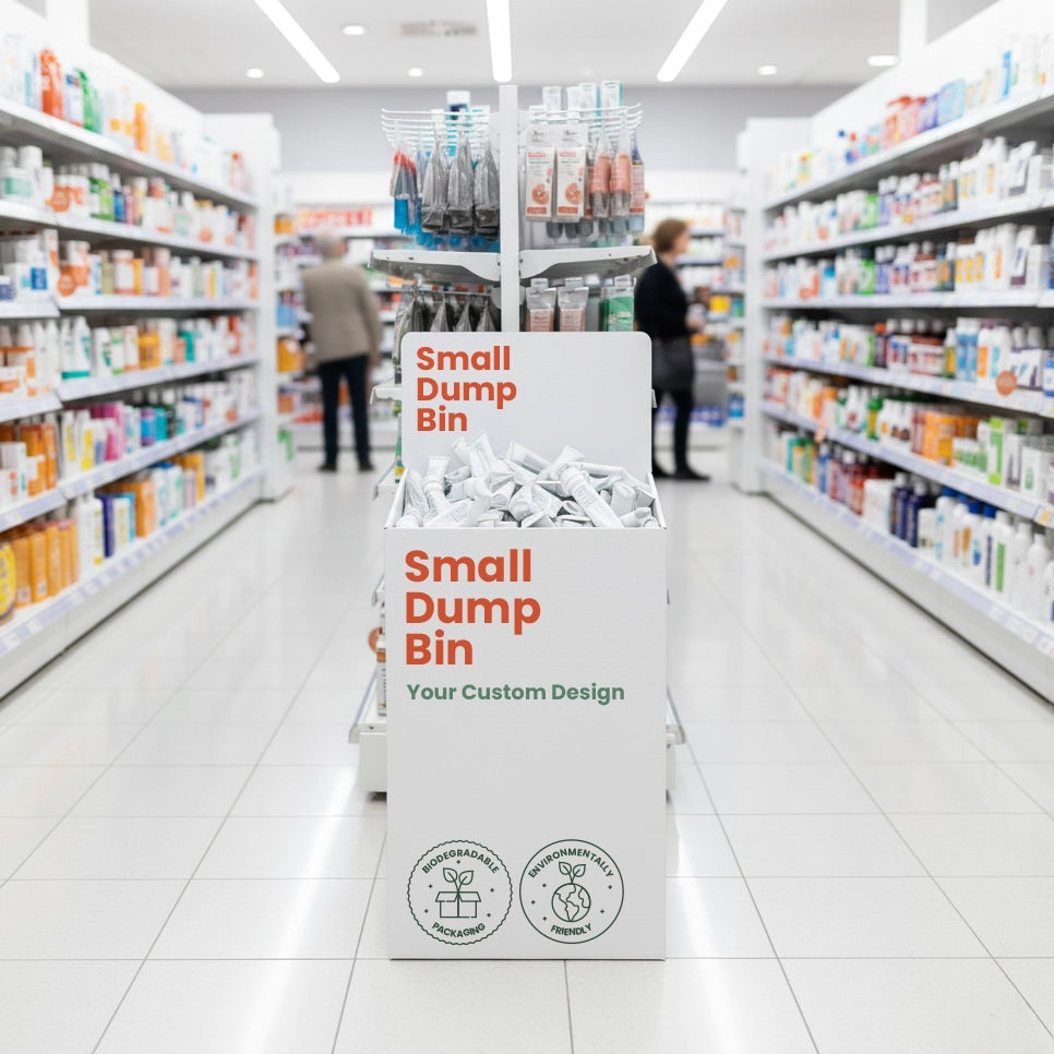 Dump Bin Small - Full Custom Print (Pack of 5)