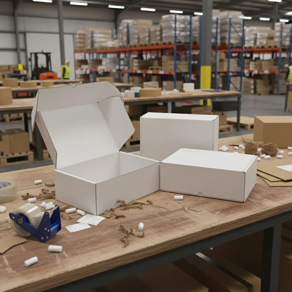Boxes 24 Mailing Boxes Extra Large Mailing Box - White - 440 x 227 x 168mm (Pack of 25)