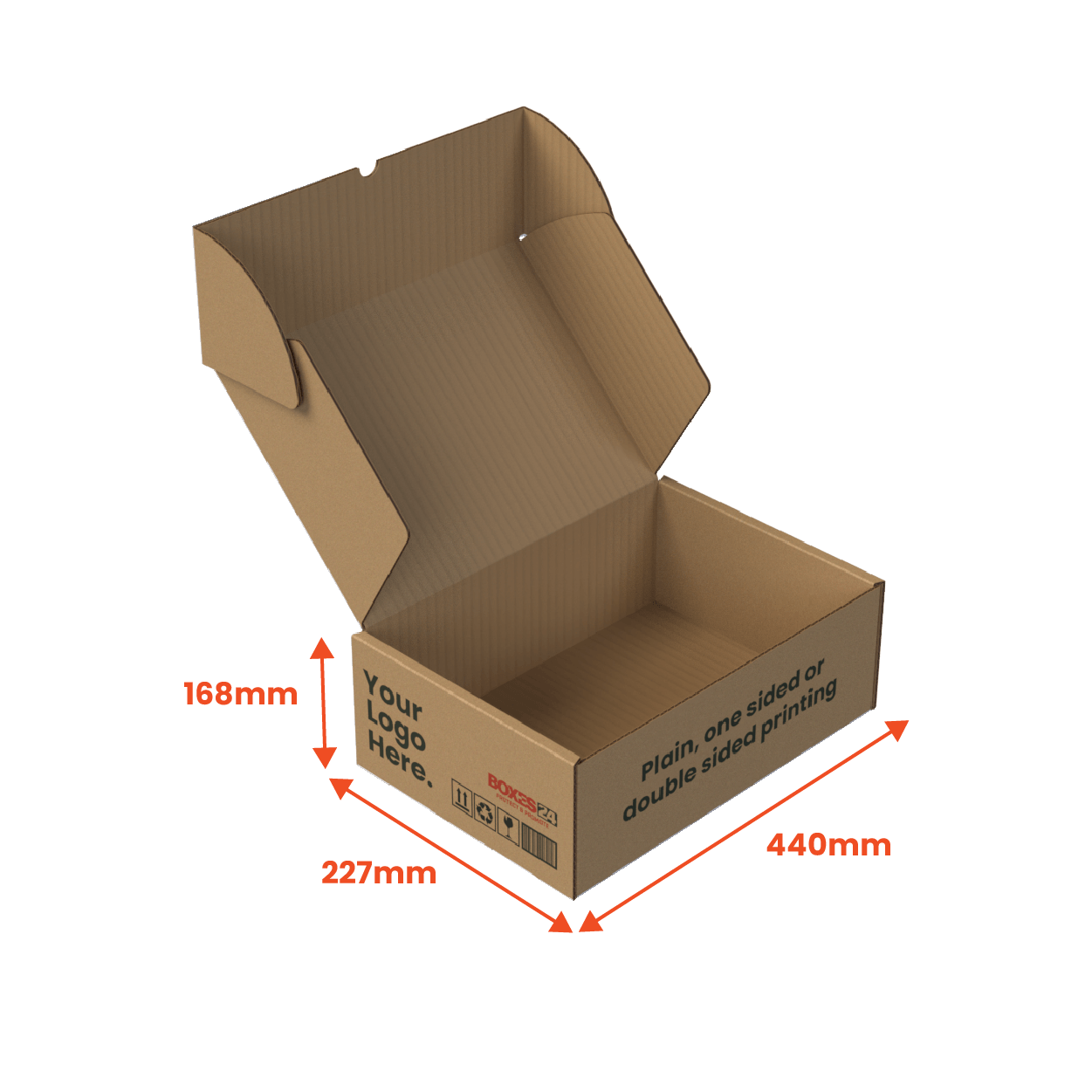 eCommerce Mailer XLarge Brown One Sided