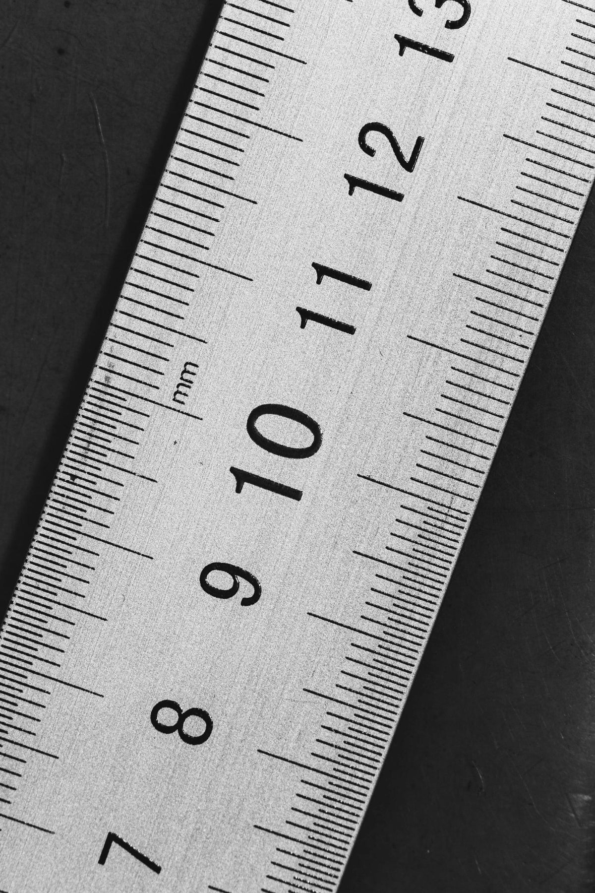 Photograph of a ruler