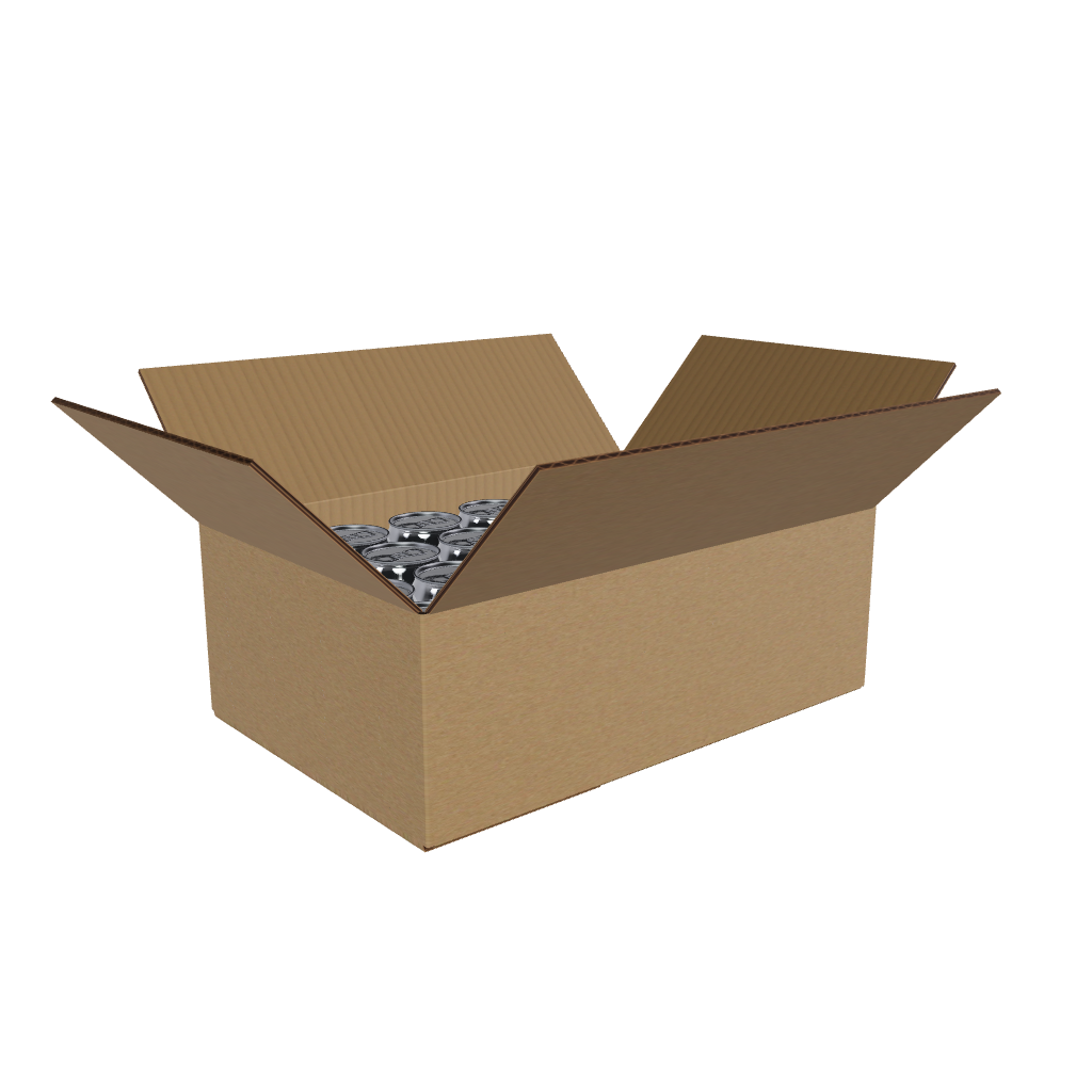 24 Can 375ml Shipper - Top Open - Brown - 400 x 269 x 135mm (Pack of 25)