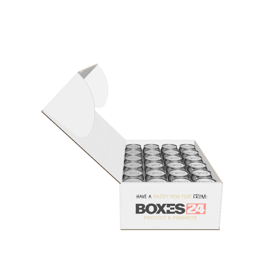 Beer Advent Calender Box - White - 269 x 135 x 400mm - Custom Print - 1 Sided