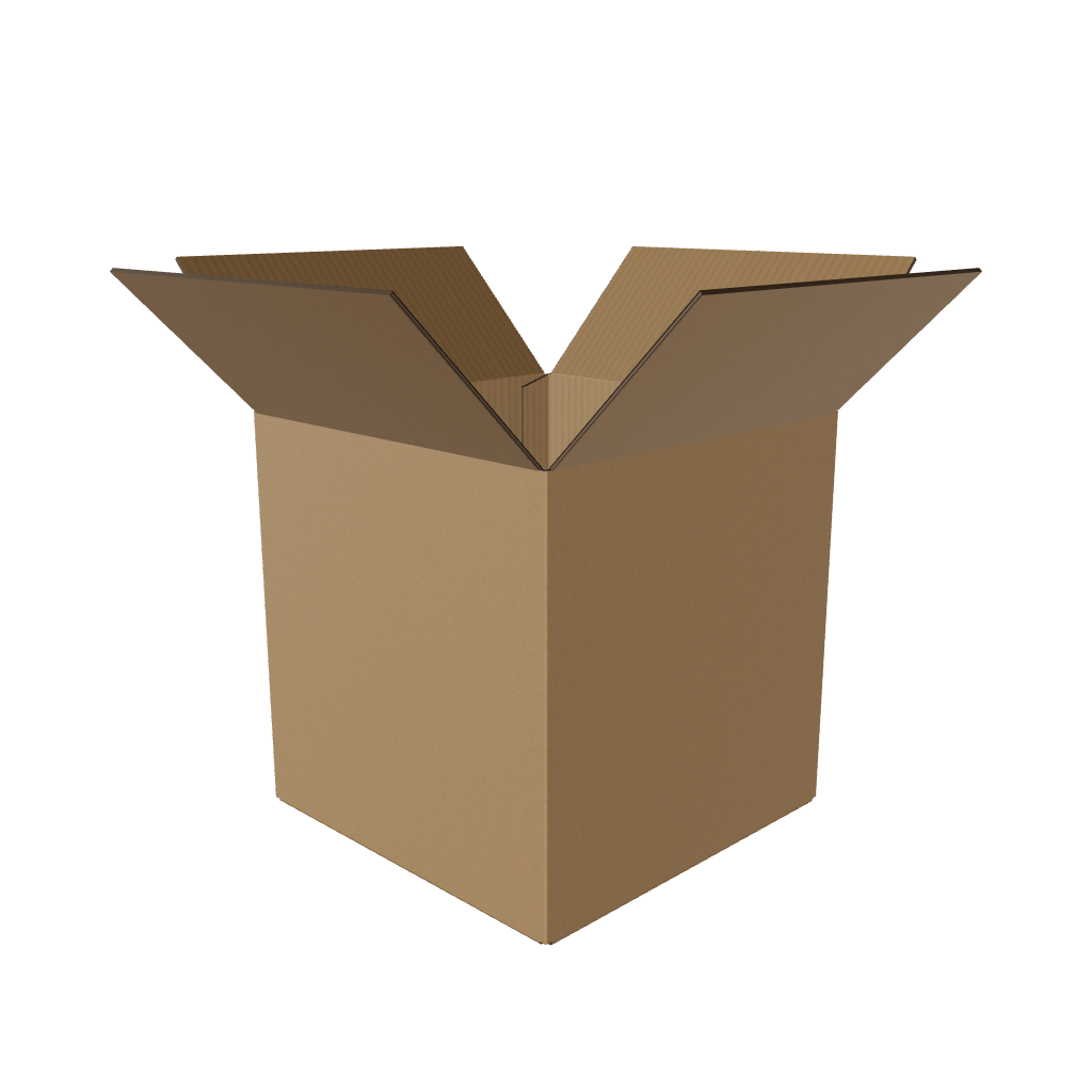 Double Wall Packing Box Brown - DW1 - 350 x 350 x 350mm (Pack of 10)
