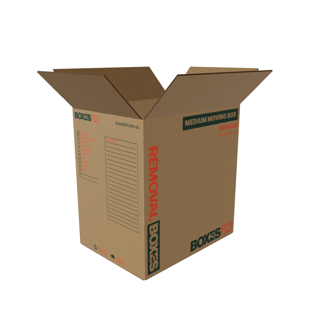 Medium Moving Box - Regular - 409 x 299 x 429mm (Pack of 25)
