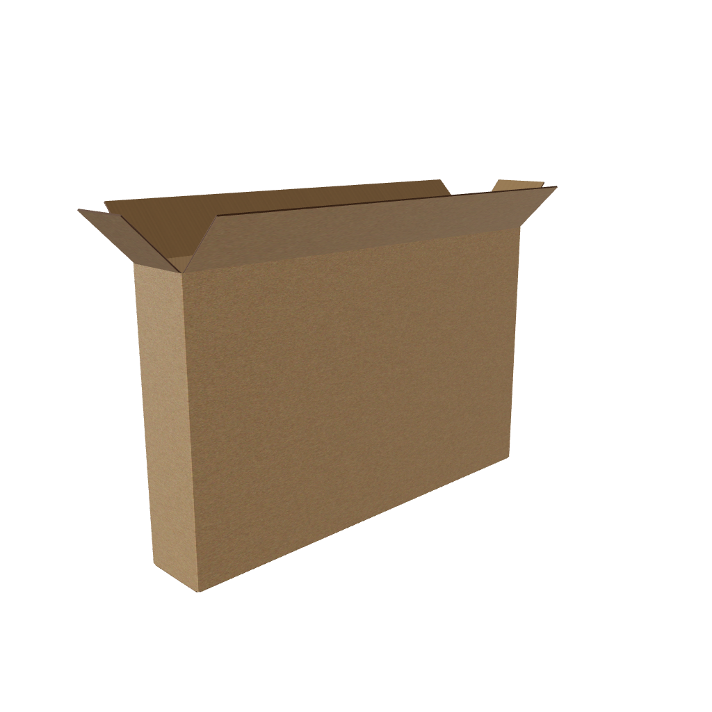 Moving Boxes Small TV Plain 3D Model