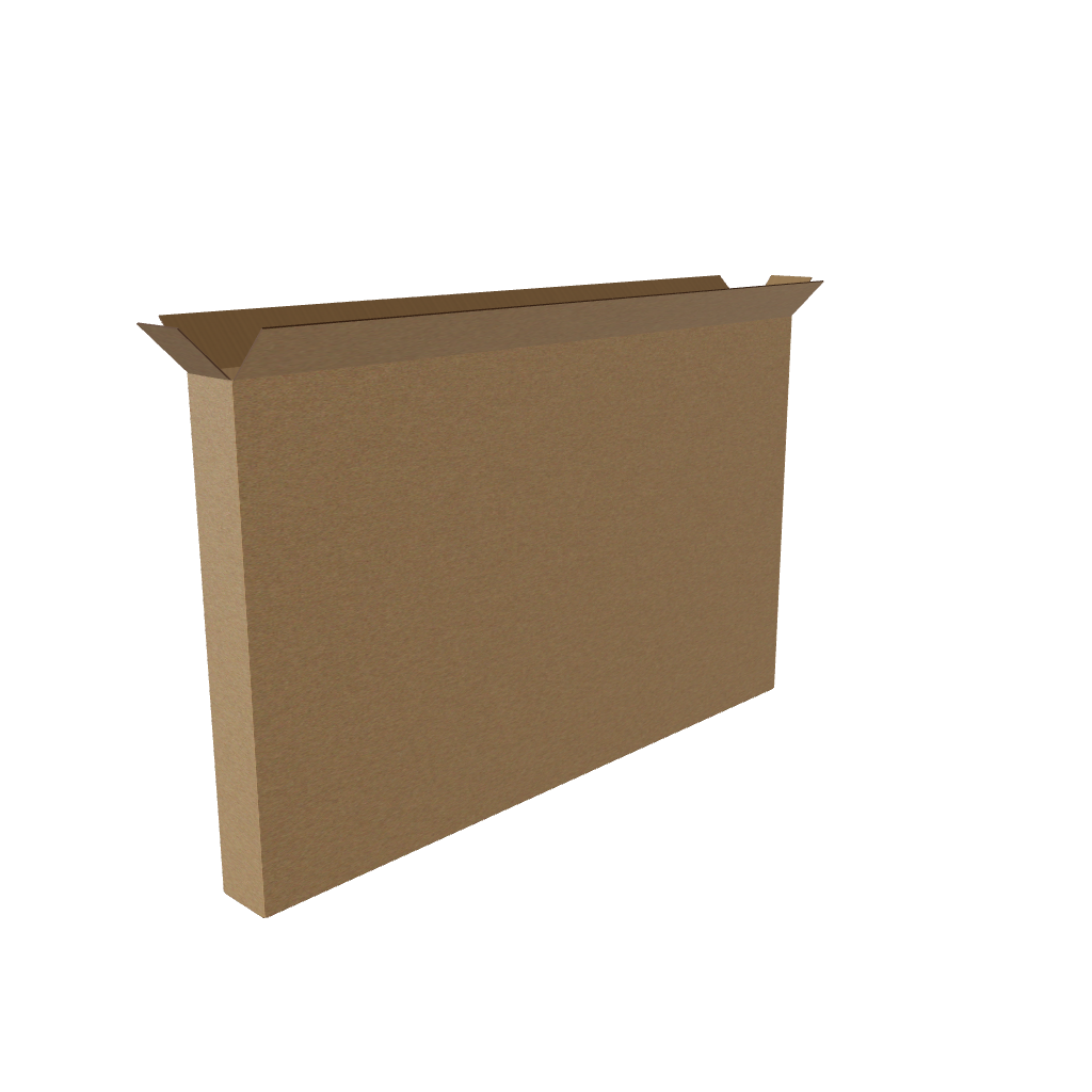 Moving Boxes Large TV Plain 3D Model