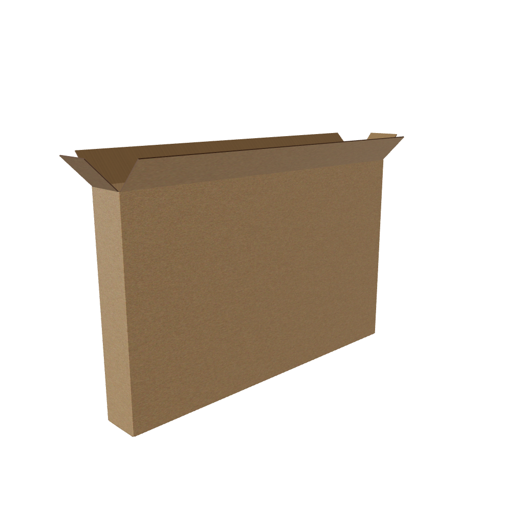 Moving Boxes Medium TV Plain 3D Model