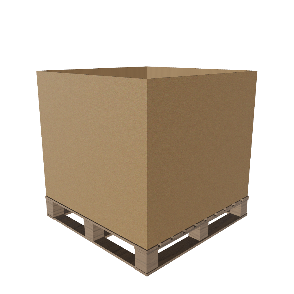 Heavy Duty Pallet Box Sleeve Large - 1093 x 1083 x 1000mm (Pack of 10) (WA Delivery Only)