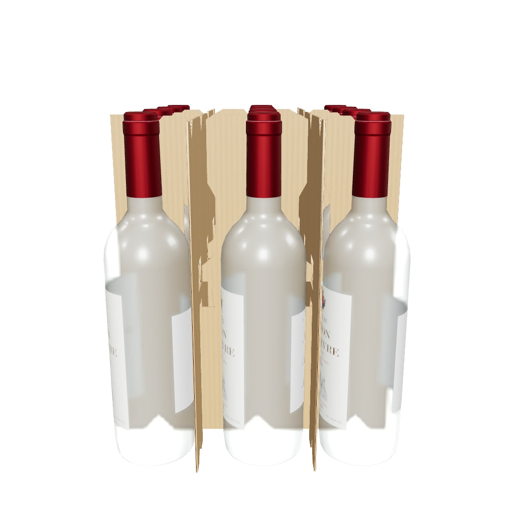 12 Cell 750ml Wine Bottle Partition (Pack of 50)
