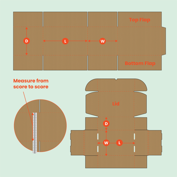 step 1 how to measure a box